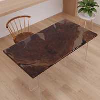 Table basse extensible en bois de noyer américain, meubles de salon, design moderne, style européen, prix de gros