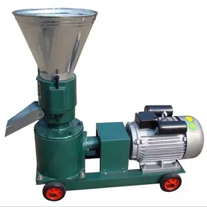 Mini Process make Produce Mill Granule Animal Poultry Chicken Cattle Pig Feed Pellet Machine