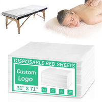 Draps de lit jetables pour le voyage, vente en gros, draps de table de massage jetables non tissés, housses de lit jetables personnalisables