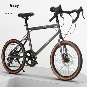 <span class=keywords><strong>Bicicleta</strong></span> de Carretera Ligera de 8 Velocidades con Ruedas de Aleación de <span class=keywords><strong>Aluminio</strong></span>, Manubrio Drop-Bar de 20 Pulgadas, Frenos de Disco, Pedales Ordinarios, Capacidad de Carga de 120 kg - Product Image 2