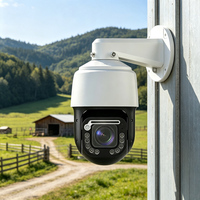 Cámara PTZ de 8MP 4K con Zoom Óptico de 30X, Domo de Alta Velocidad para Exteriores, Seguimiento Automático, IA, WDR, IP66, Limpiador, Micrófono Integrado, Seguridad CCTV