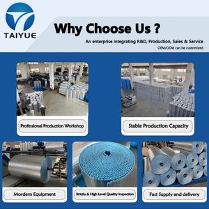 Tùy chỉnh nhôm lá <span class=keywords><strong>EPE</strong></span> bọt cách nhiệt với trắng phim cách nhiệt rạng rỡ rào cản cho Roof tường trên xây dựng - Product Image 4