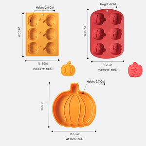 <span class=keywords><strong>Molde</strong></span> de silicona 3D de calabaza de Acción de Gracias <span class=keywords><strong>para</strong></span> pasteles, <span class=keywords><strong>Oreo</strong></span>, muffins, cupcakes, <span class=keywords><strong>chocolate</strong></span>, jabón, velas y cubitos de hielo - Product Image 2