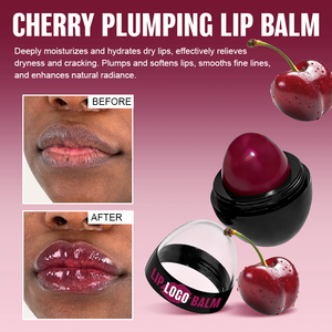 OEM Moisturizing Hydrating Dry <b>Lips</b> Plumping Softening Smooth Fine Lines Improve <b>Lip</b> Elasticity Natural Radiance Cherry <b>Lip</b> Balm - Product Image 3