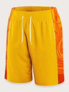 Vente en gros de shorts d'été sportifs pour hommes séchage rapide respirant grande taille imprimé pour les activités de plein air - Product Image 5