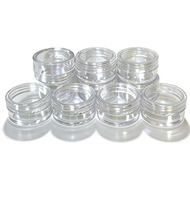 Envase de Plástico PS de Grado Alimenticio, Directo de Fábrica, Vacío, Pequeño, de 5g 10g, Transparente, para Extracto de Resina de Cali