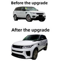 Kit de lifting pour Range Rover Sport L494, de l'ancien au nouveau modèle |   Mise à niveau 2014-2017 vers pare-chocs avant SV 2018+ et phares à LED