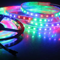 Bande LED RVB Pixel Étanche 2811 Néon Flexible Adressable Affichage RVB Intelligent WS2812B 12V Bande LED RVB Couleur Rêve