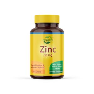 OEM/ODM Vente chaude de zinc 30 mg, complément alimentaire pour la santé immunitaire et le soutien antioxydant, 100 comprimés, 100 jours d'approvisionnement - Product Image 1