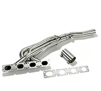 Collecteurs d'échappement en acier inoxydable poli, soudés TIG, à montage direct pour BMW E30 318I 89-91, E36 318IS 92-98 & 318TI Z3