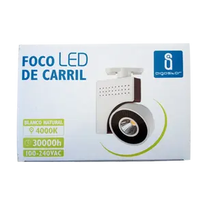 Projecteur LED de rail 23W à trois fils, idéal pour l'éclairage commercial et décoratif, permettant une grande polyvalence dans la conception de... - Product Image 2