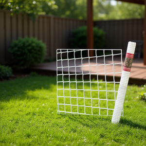 Malla Plástica Estepona de Alta Calidad, Marco de Plástico Blanco Recubierto, Valla 49319, Rejilla Rectangular, 1x3m-20x20mm-260gr/m2 - Product Image 3