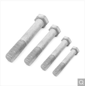 Vis à tête hexagonale galvanisées à chaud M8-M33 pour l'ingénierie électrique et les ponts - Product Image 2