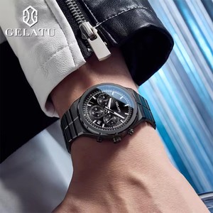 Reloj de lujo GELATU con esfera clásica, resistente al agua, luminoso, de cuarzo para hombre, moderno, original, de marca, a la moda. - Product Image 3