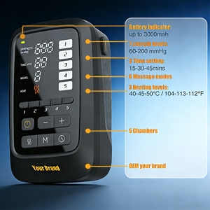 무선 공기압 팔 다리 마사지 프레소테라피 압박 부츠 림프 배수 기계 냉동 요법 프레소테라피 - Product Image 5