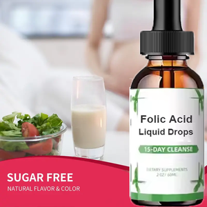 Ausreson OEM Mujer Multivitamina Ácido fólico Suplementos de vitamina C Vitamina B9 Gotas de ácido fólico líquido - Product Image 4