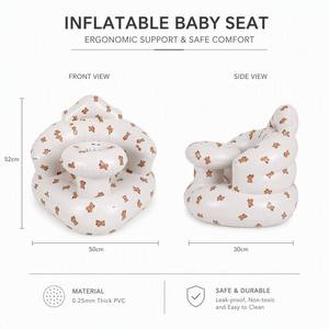 Silla Inflable para Bebé de 3 a 36 Meses con Bomba Integrada, Portátil, para Aprender a Sentarse, Asiento de Alimentación, Sofá de PVC para Viajes, Venta al Por Mayor OEM - Product Image 5