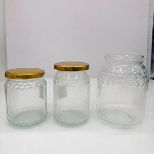 350ml 320ml 730ml Bestseller Hochwertige Gläser mit Schraubverschlüssen für Marmeladen, Honig, Süßigkeiten, Kekse, Aufbewahrungsbehälter - Product Image 1