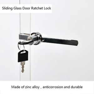 Cerradura al por mayor para puertas correderas de armario, de fácil instalación, de aleación de zinc, para vidrio a vidrio, cerraduras para cajones, armarios y muebles del hogar - Product Image 2