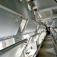 Déflecteur d'air pour fenêtre de ventilation de bâtiment avicole, idéal pour les portes de tunnel et les nouveaux bâtiments d'élevage