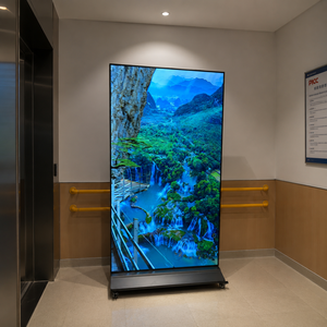 จอแสดงผลดิจิทัล LCD ขนาด 85 นิ้ว 4K UHD ขอบจอบางเฉียบ สำหรับตั้งพื้นในอาคาร เหมาะสำหรับใช้ในห้างสรรพสินค้า แสดงแผนที่และโฆษณา ความละเอียด 4K - Product Image 1