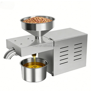 गर्म बिक्री सबसे अच्छी कीमत स्टेनलेस स्टील होम का उपयोग ठंडे जैतून का तिल मूंगफली अखरोट स्क्रू तेल प्रेस मशीन - Product Image 3