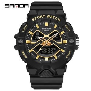 นาฬิกาข้อมือผู้ชาย Sanda 3150 ยี่ห้อดัง กันน้ำ 5BAR ทนต่อแรงกระแทก นาฬิกาดิจิตอลสำหรับผู้ชาย นาฬิกาสปอร์ต - Product Image 6