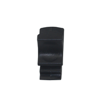SK4-0030-PN01 Pegangan ABS Hitam untuk Pemasangan Snap-In Tunggal, Pintu Kabinet Mini, Jendela, atau Panel Pintu Lepas Pasang