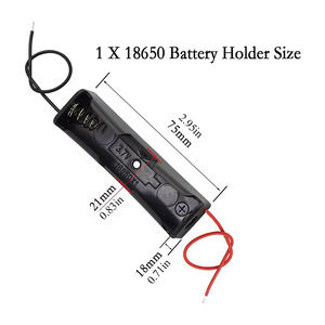 Estuche para Baterías 18650, Caja de Almacenamiento con Conexión en Serie y Paralelo, Accesorio para Fuentes de Alimentación - Product Image 2