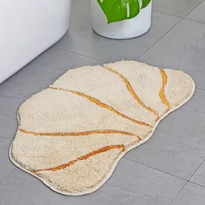 Bathroom Rugs, Green Leaf Non-slip Bath Mat, Extra Soft Long Bathroom Rugs,  Machine Washable Bath Rug Shower Mat, Bathroom Mats Floor Mat For Door Mat  Tub Shower Laundry Room, Home Decor 