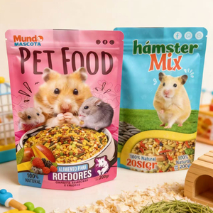 Bolsa de Mylar con Cierre Vertical y Superficie Mate de Aluminio, Impresión Personalizada para Alimentos para Mascotas - Product Image 4