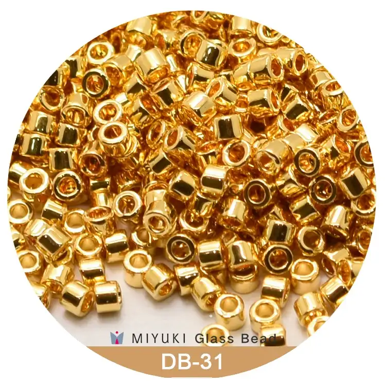Miyuki Delica perlas de 1,6mm [21 Color metálico 1 10g paquete
