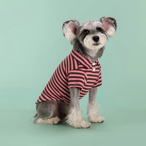 Pakaian Hewan Peliharaan Label Pribadi, Pakaian Anjing Antialergi, Kemeja Musim Panas Ringan dan Sejuk, Kemeja Polo Berkerah Dua Kaki - Product Image 3