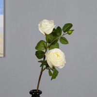 Fleurs artificielles, roses artificielles au toucher réel pour mariage, décoration de mariage et de la maison
