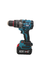 Taladro Inalámbrico Profesional de 21V con 25 Ajustes de Torque, Motor sin Escobillas, Batería de 2.0AH, Cargador Rápido de 1 Hora, Uso en Exteriores