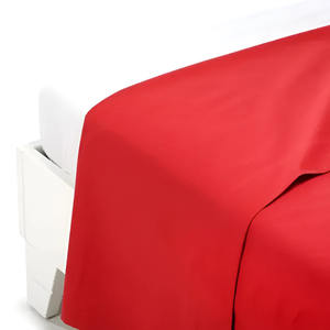 BIANCALUNA - Draps de lit 1 place, ligne rouge - Product Image 1