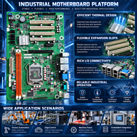 Untuk Advantech SIMB A21 ATX Semi Industrial Motherboard H61 Chipset LGA1155 Mendukung Core I3 I5 I7 Generasi ke-2 dan ke-3 Refurbished