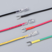Kabel Harness Multi-Warna Kustom dengan Terminal Spade di Satu Ujung dan Terminal Garpu Tipe-U di Ujung Lain untuk Pengkabelan Modul Kontrol