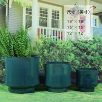 Grands pots de fleurs en céramique pour l'aménagement paysager et les arrangements floraux de jardin