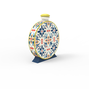 לוגו קיבולת אישית לוגו סיטוני של חרסינה בעבודת יד פורצלן משקה יין דקנטר טאלאוורה קרמית - Product Image 4