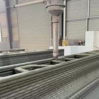 Impresora 3D de Gran Escala para Construcción de Puentes de Hormigón, Máquina Automática de Impresión de Edificios