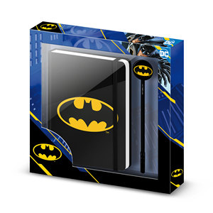Karactermania DC Comics Batman Batsignal - Caja de Regalo con Diario y Bolígrafo de Moda, Negro - Product Image 1