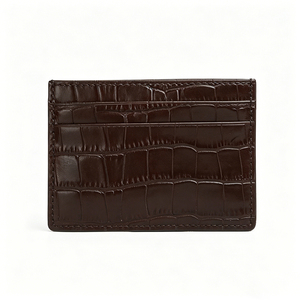 Porte-cartes en cuir de luxe personnalisé Hiram Beron pour hommes, vente en gros - Product Image 4