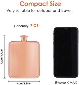 Petaca Portátil de Alta Calidad para Regalo del Día del Padre, Petaca de Acero Inoxidable con Embudo para Francia, Ledaig, <span class=keywords><strong>Leven</strong></span> Experimental - Product Image 3