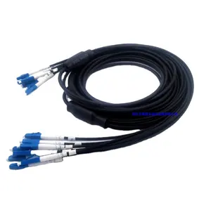 Conjunto de Cable óptico multimodo GYFJH 2A1a(LSZH), 70m, 7,0mm, 2 núcleos, 0,34 m, 2mm, Cable de rama protectora para exteriores, DLC/PC