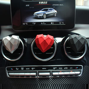 Ambientador para Coche con Clip de Ventilación, Material de Yeso, Estilo Bonito, Eliminación de Olores, Diseño Creativo de Corazón 3D, Difusor de Aromaterapia para Interiores de Coche - Product Image 3