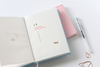 Carnet de comptes A5 à couverture rigide et carnet de notes à reliure thermique avec couverture en papier Carnets de notes à page intérieure