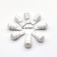 Ampoules LED de lecture de voiture 12V 24V en céramique T10 2835 3SMD avec lentille anti-brouillard transparente, lumières d'immatriculation, blanc, rouge, bleu, intérieur LED rouge, rose, bleu glacé