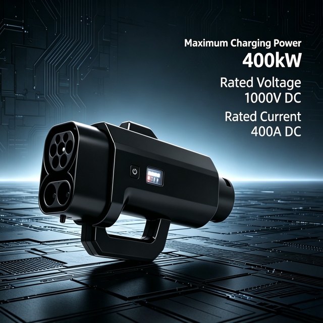 Tary 400A 400KW CCS2 to GBT EV Charging Adapter DC Fast Charging Connector Converter for Chinese Electric Car