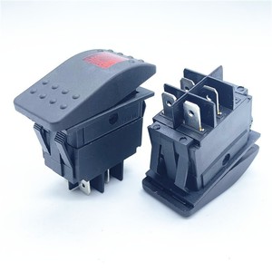 <span class=keywords><strong>12V</strong></span> 24V 220V Su Geçirmez Tekne Rocker Anahtarı 4 Pin SPST Açma-Kapama Anahtarı <span class=keywords><strong>12V</strong></span>/20A 24V/10A LED Işıklı Araba Kamyon Deniz Aracı için - Product Image 4
